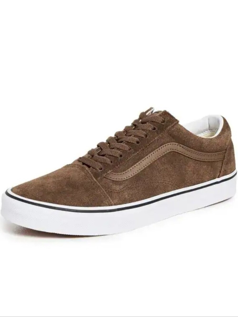 Vans Shoes Size 9 Brown White Off The Wall Old Skool Skater Athletic Gym Sporty